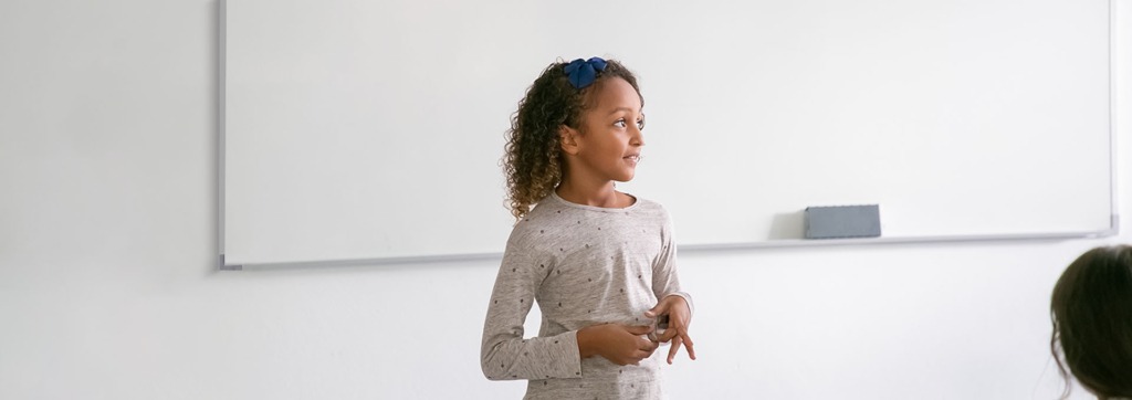 child gain confidence through public speaking